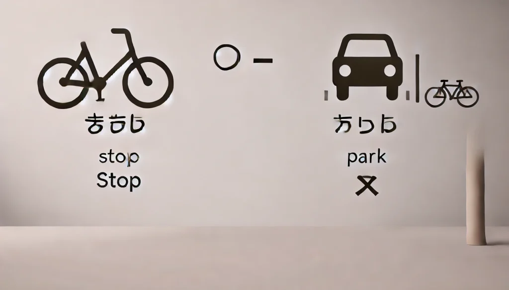 自転車を「とめる」の漢字はどれが正解？止める・停める・留めるの違いを解説