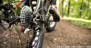 自転車の後輪から擦れる音がする原因