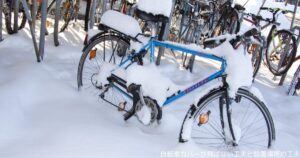 自転車カバーが飛ばない工夫と設置場所の工夫