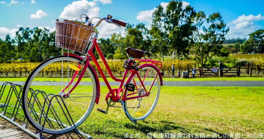 まとめ：自転車駐輪場の料金踏み倒しの実態と対応策