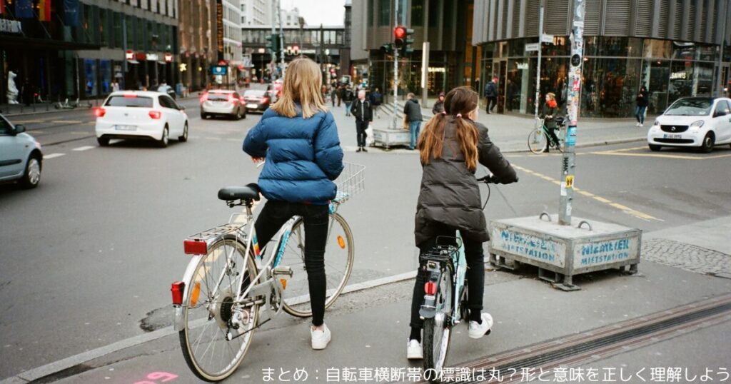 まとめ：自転車横断帯の標識は丸？形と意味を正しく理解しよう