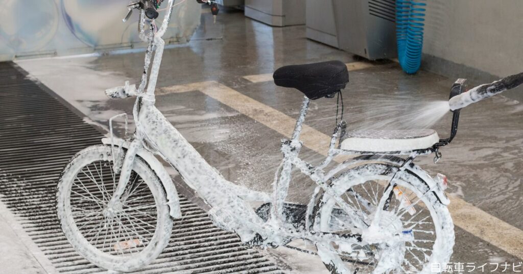 自転車の洗車で洗剤の代用に使えるものは？