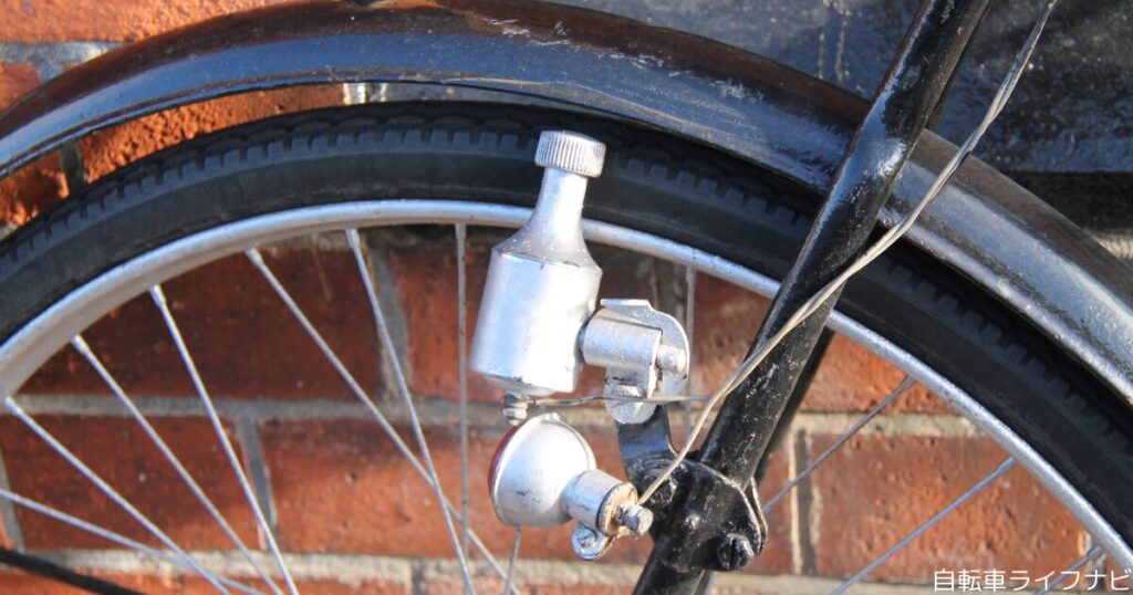 自転車のダイナモライトが断線した時の修理方法は？