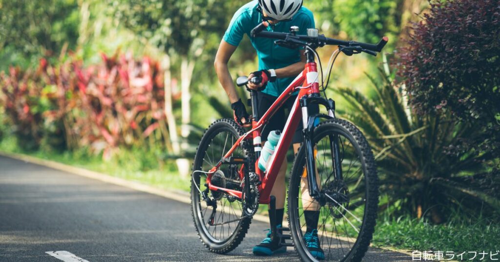 自転車の座高の変え方は？