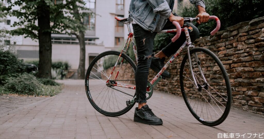 百均の自転車用裾止めバンドの効率的な使い方は？