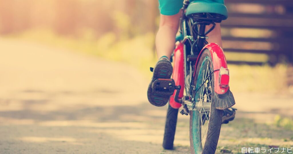 自転車の両手離し運転のコツは体幹？