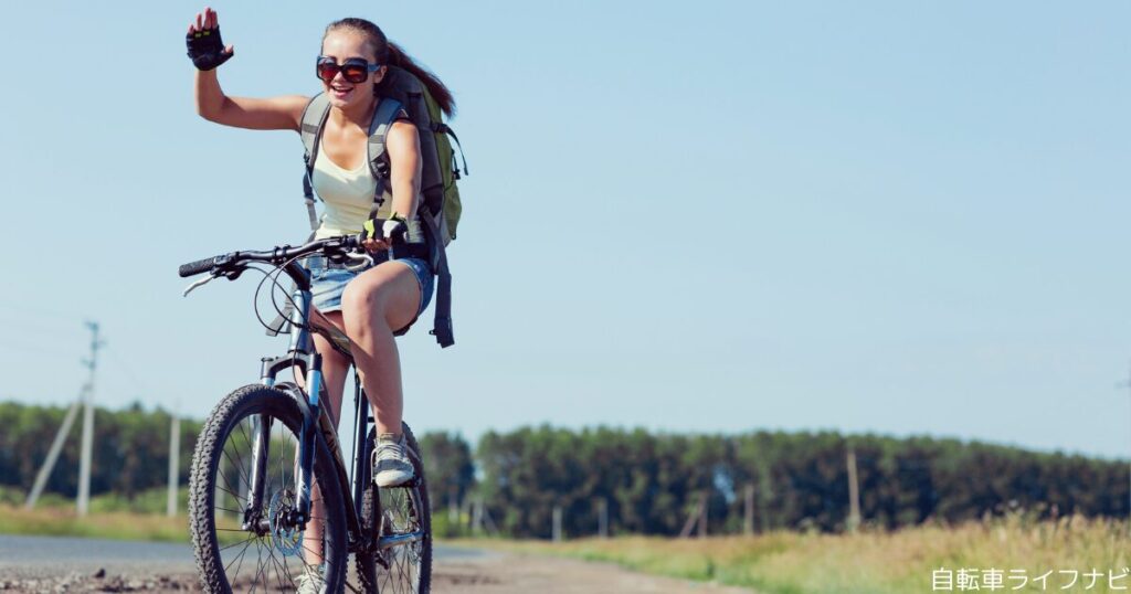 自転車に乗ると靴が汚れる原因は？