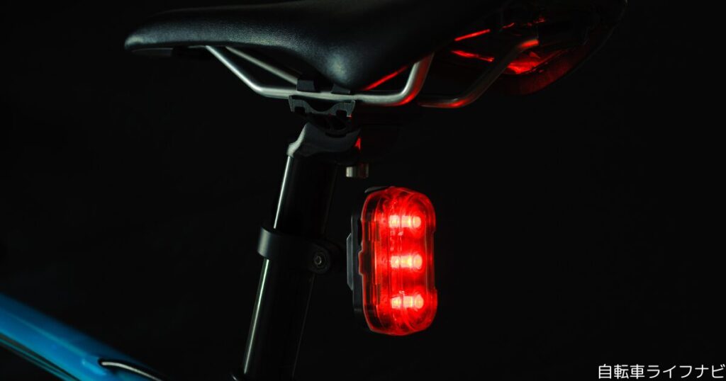 自転車のテールライトの点滅が消えない時の対処法は？