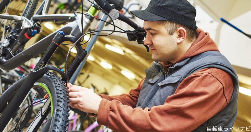 自転車の前輪ブレーキの片効きを調整するには？ 