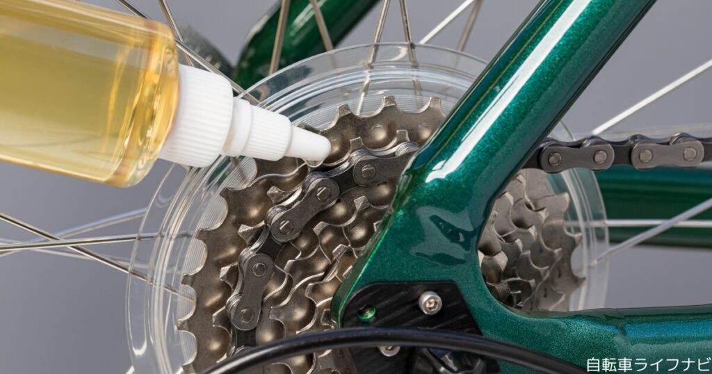 自転車のチェーンの油差しはサラダ油で代用できる？