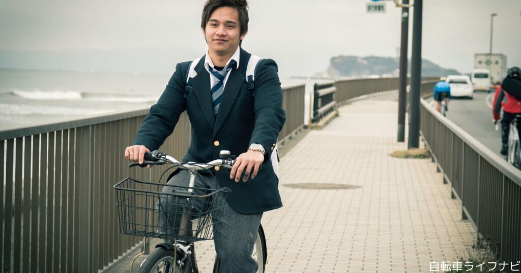 電動自転車に乗っている高校生の割合は？