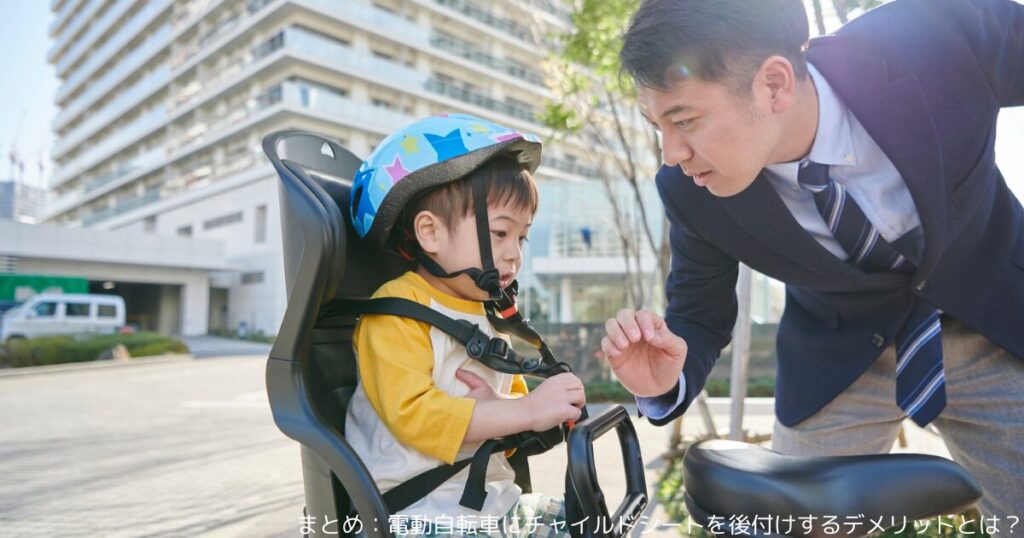 まとめ：電動自転車にチャイルドシートを後付けするデメリットとは？