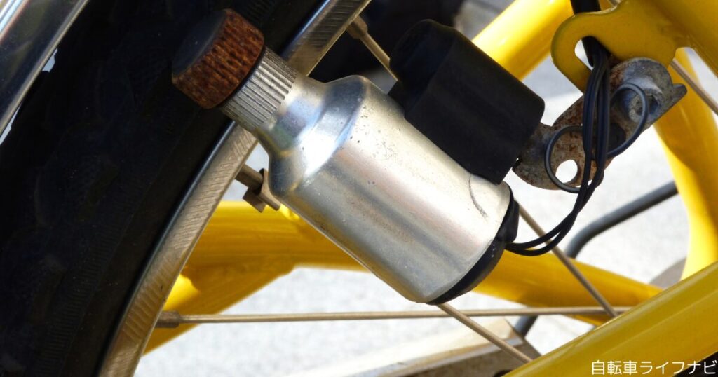 自転車のダイナモライトが断線した時の修理方法は？