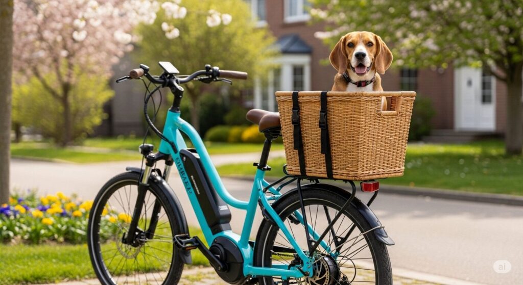 電動自転車に犬を乗せる!犬も乗せられる方法を解説
