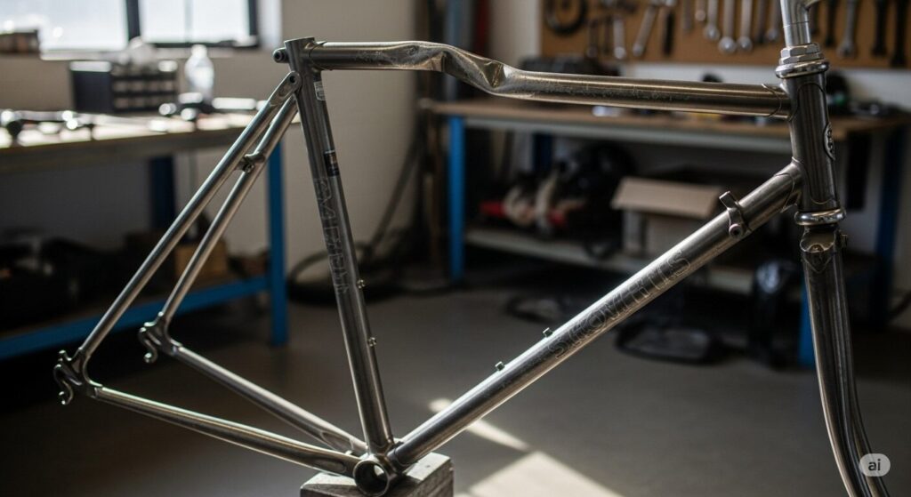自転車のフレームの曲がりは修理できる?