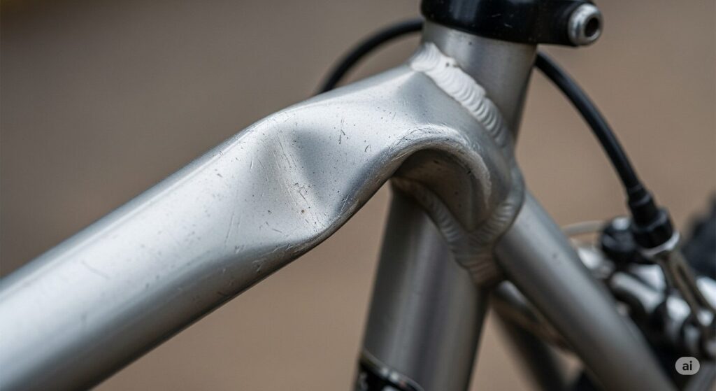 自転車のフレームの曲がりは修理できる?
