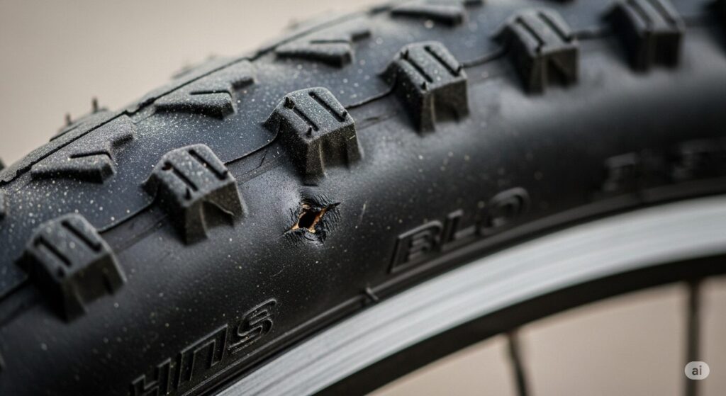 自転車のパンク修理をしたのに空気が抜ける原因は?