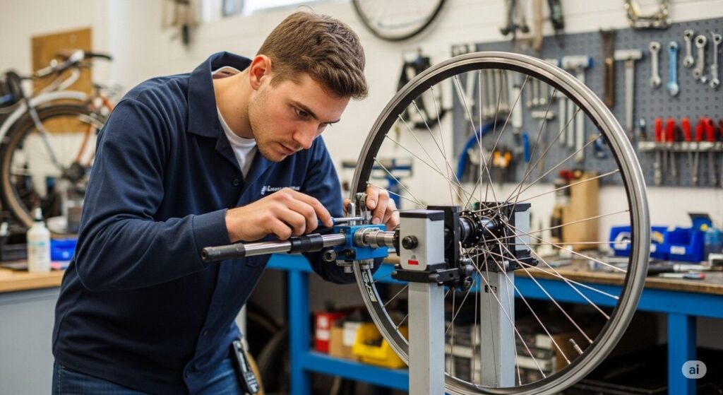 自転車のホイールの歪みの修理料金は?