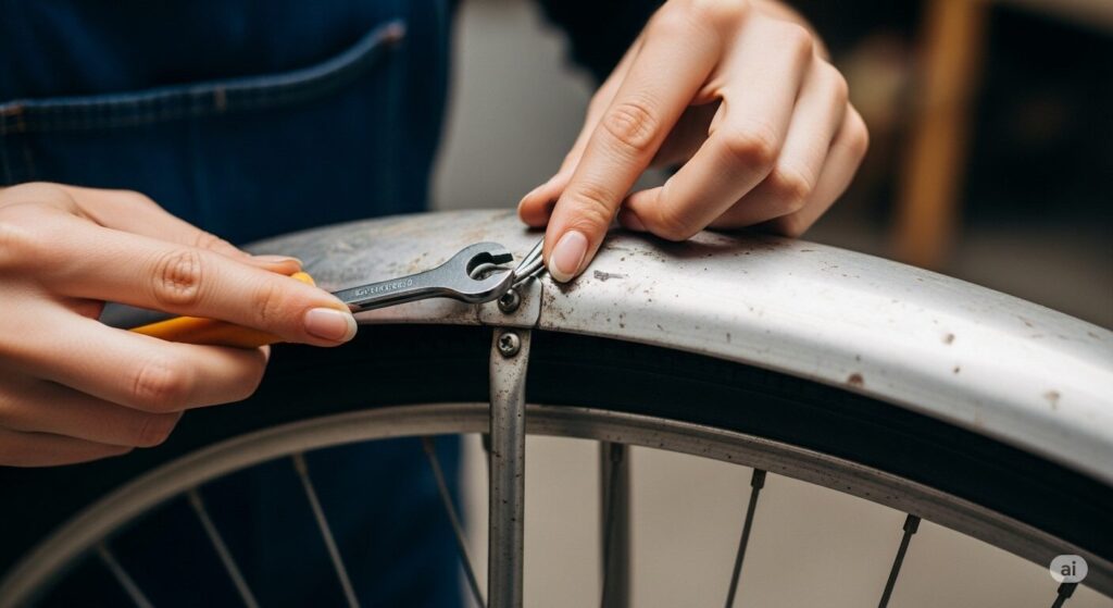 自転車の泥除けの修理料金は?