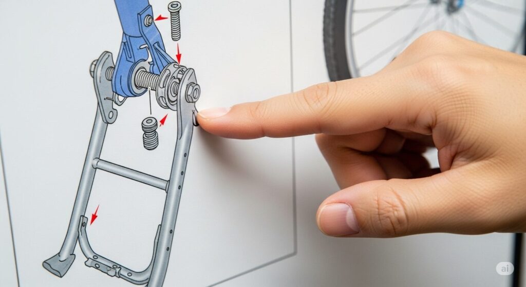 自転車のスタンドの修理代は?