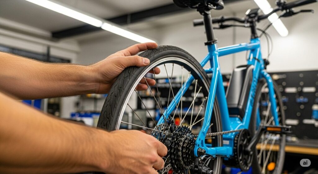 電動アシスト自転車の後輪タイヤの交換を自分でする全手順