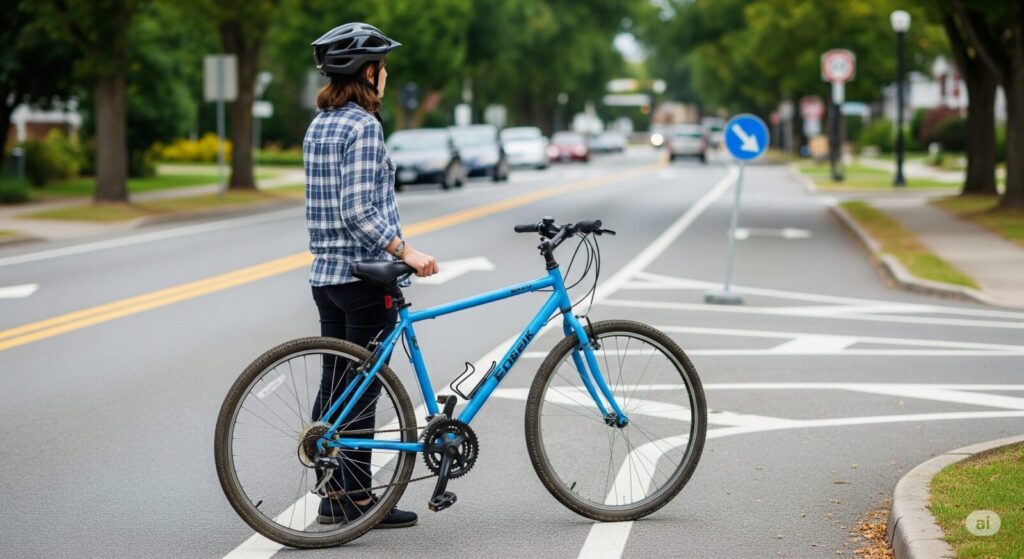 自転車 二 段階 右折 どこで 待つ