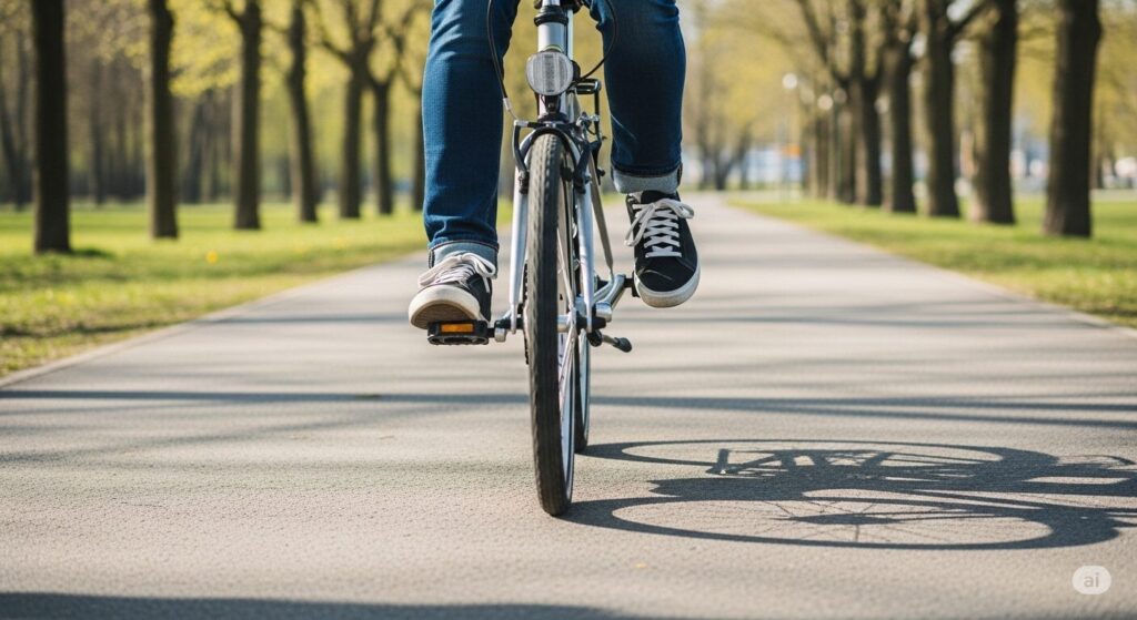 タイヤの小さい自転車はしんどい?