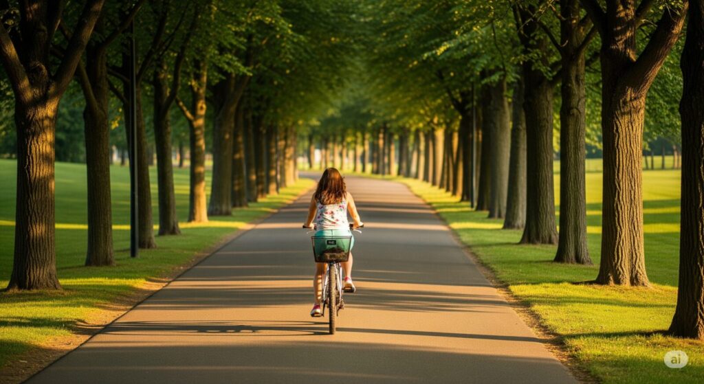 4kmは自転車で何分?