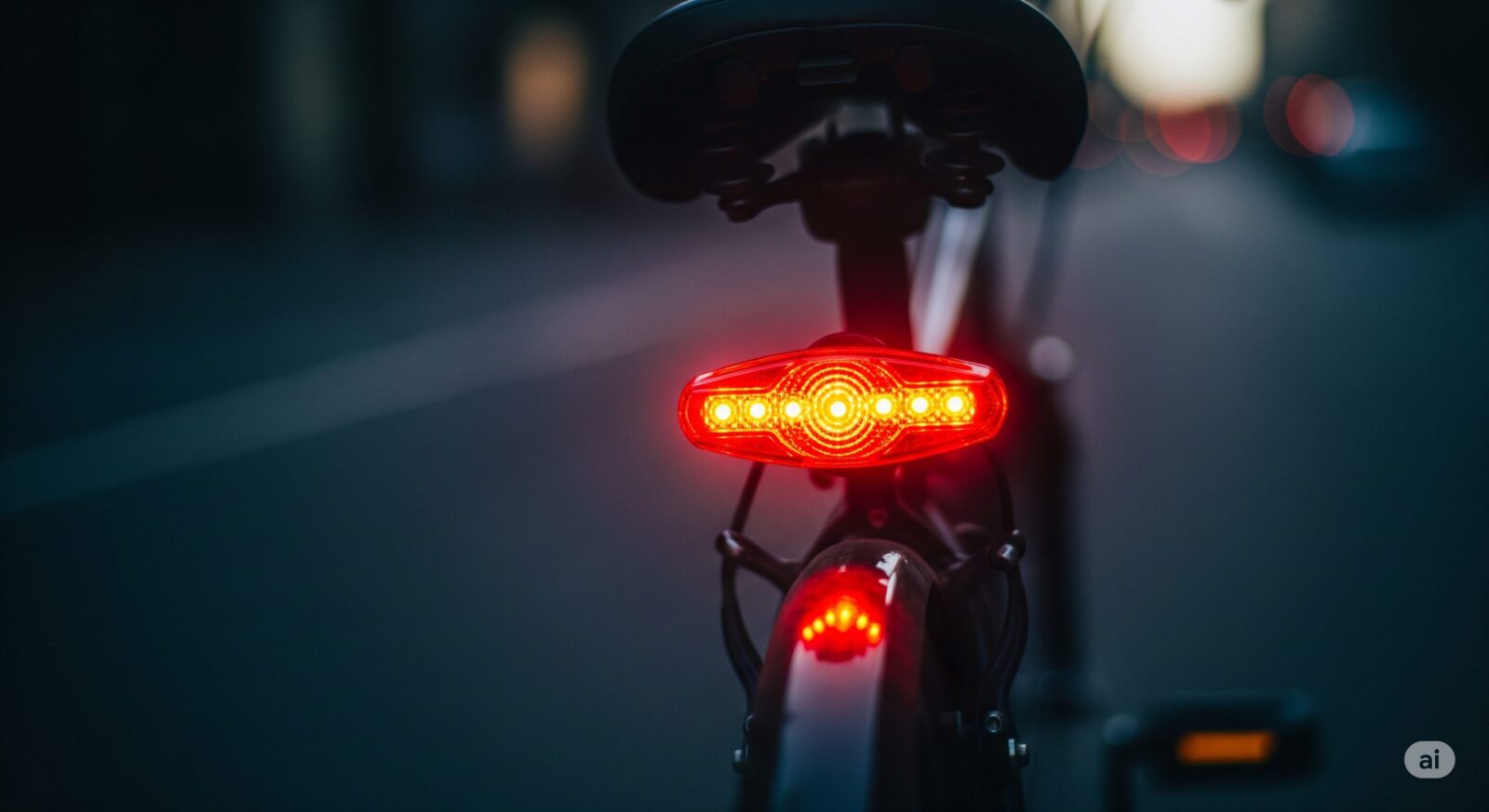 自転車のテールライトを点滅させるのは違法？