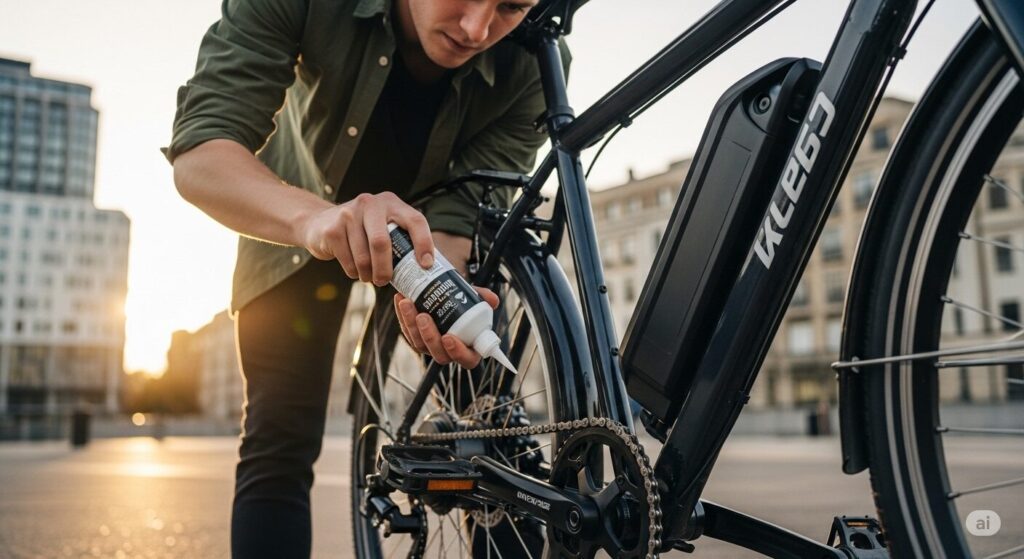 電動自転車を漕ぐと「ガクン」となる時の対処法は？