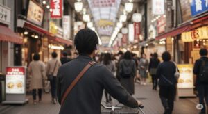 自転車を押しながらイヤホンで音楽を聴くのは違反？