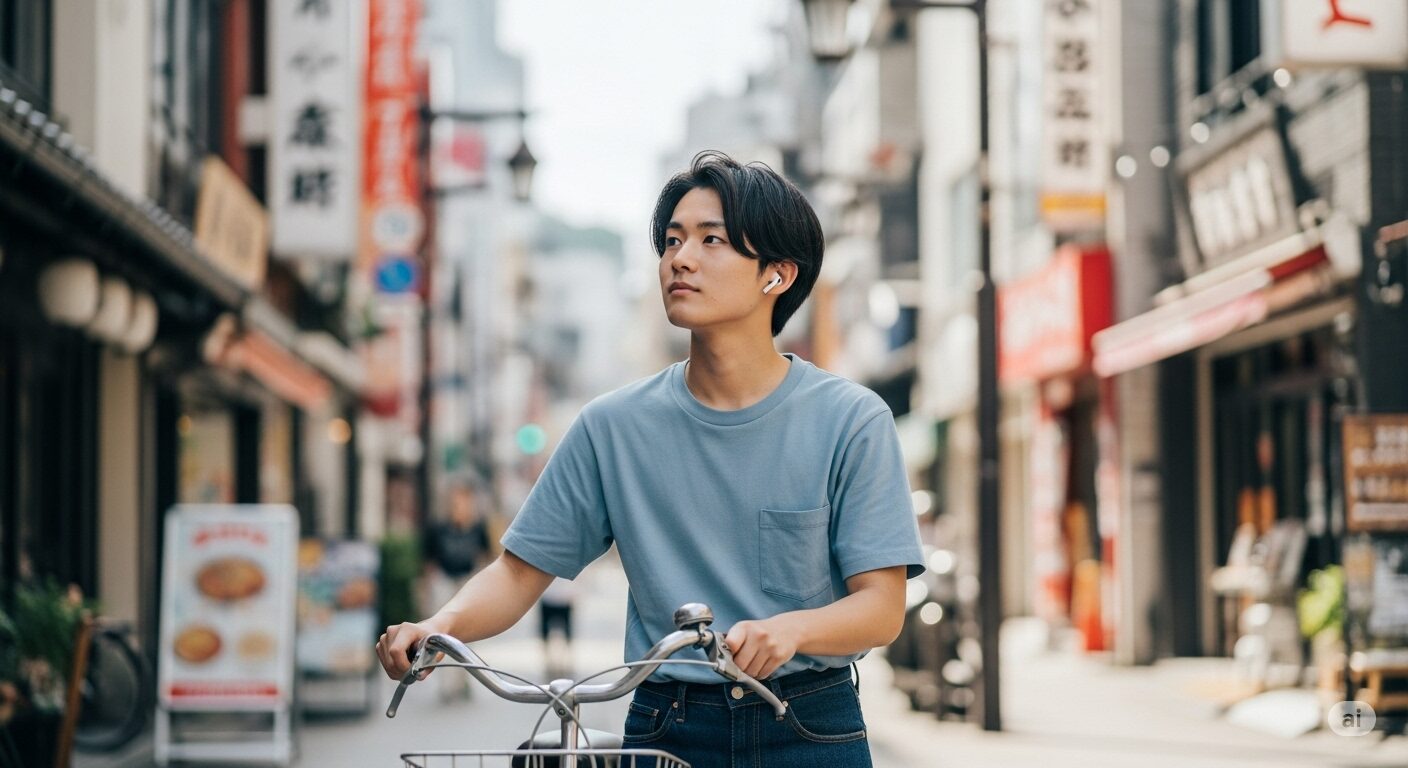 自転車を押しながらイヤホンで音楽を聴くのは違反？
