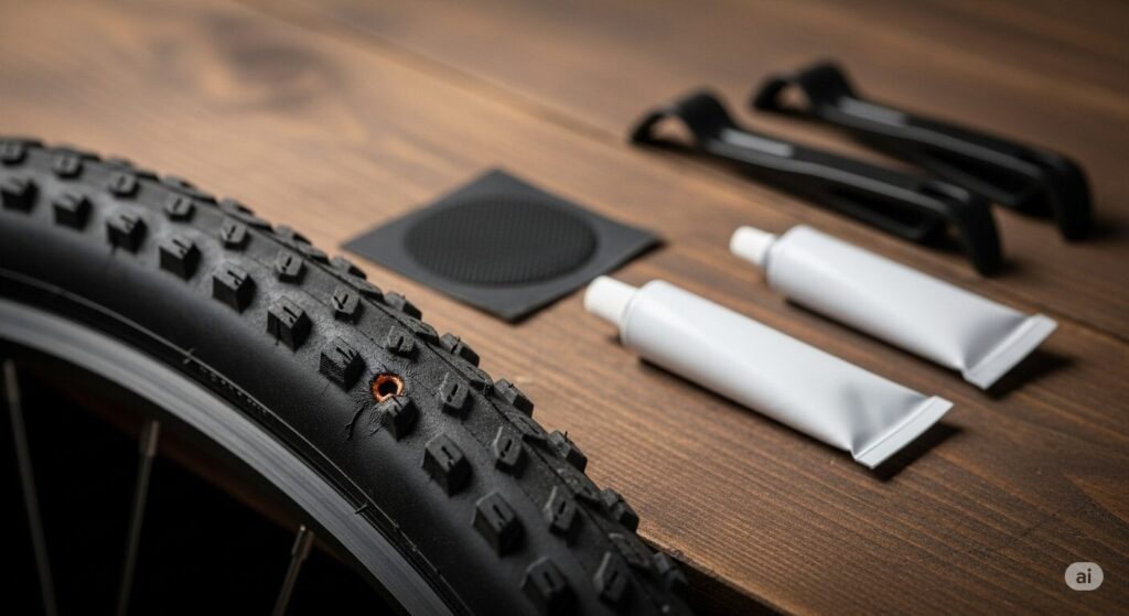自転車のパンク修理キットはホームセンターの商品で十分?