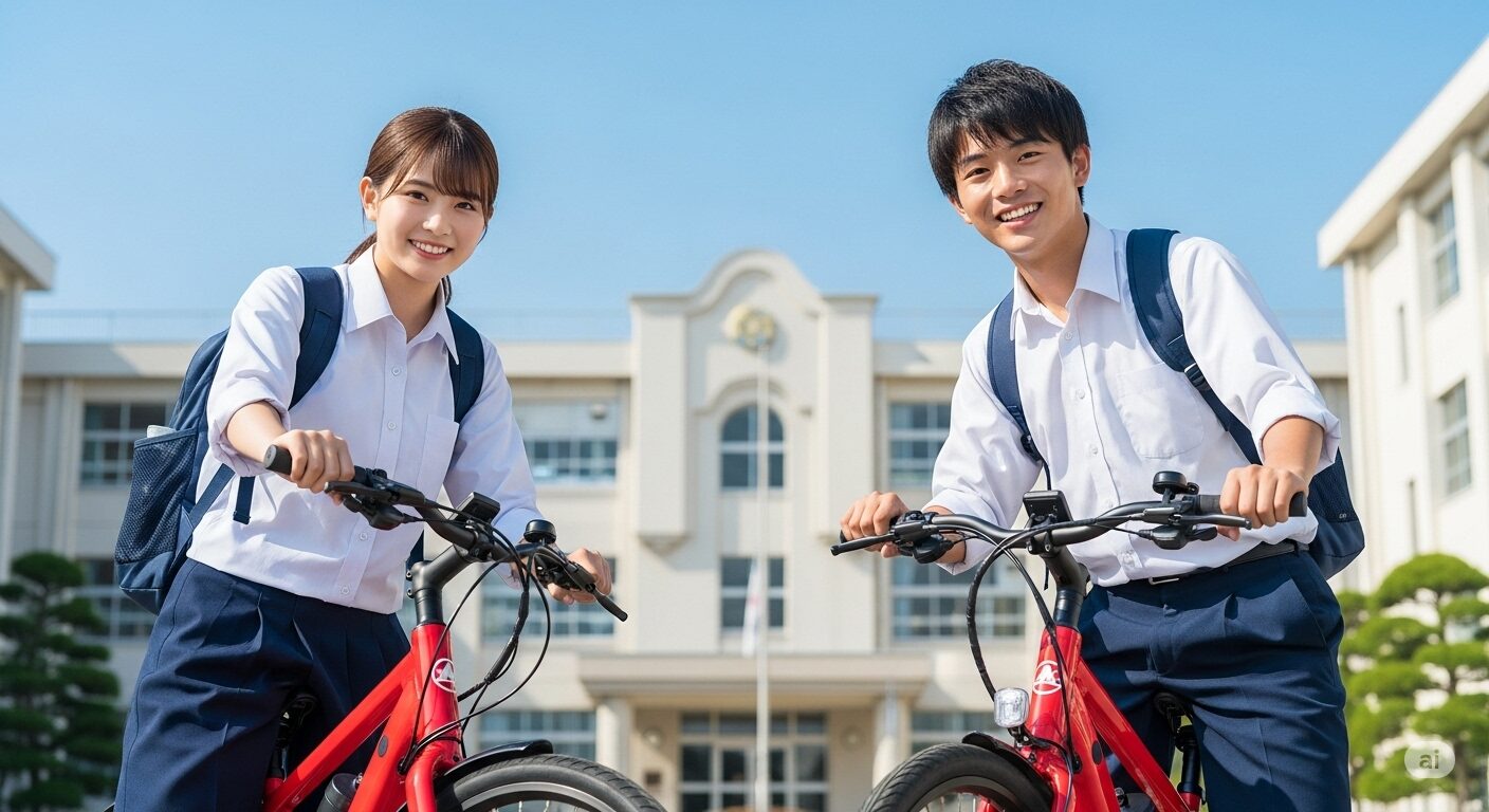 電動自転車は高校生の通学に人気！男子女子別の選び方
