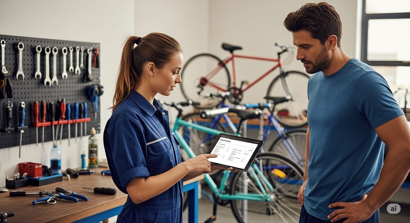 自転車の修理見積もりだけを依頼できる？