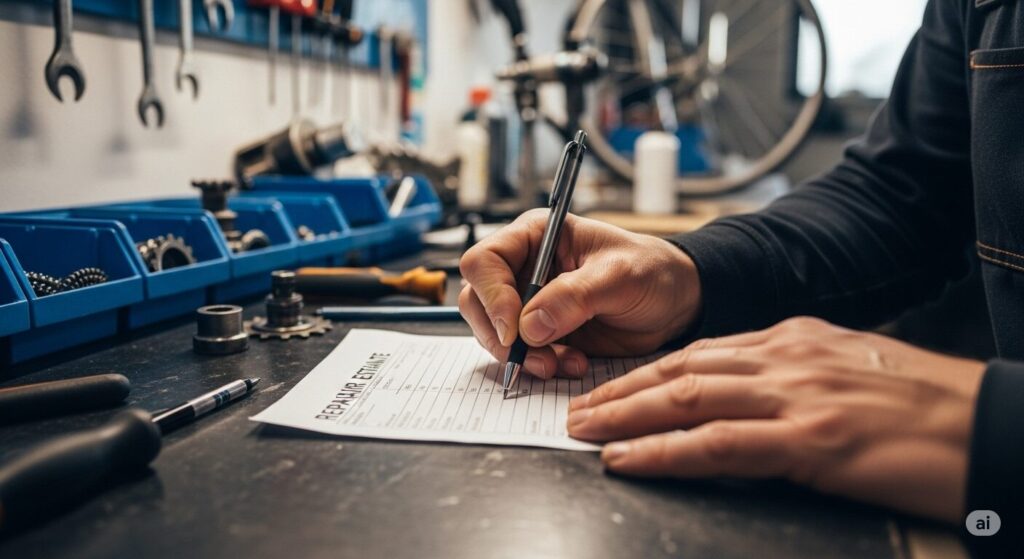 自転車の修理見積もりだけを依頼できる?