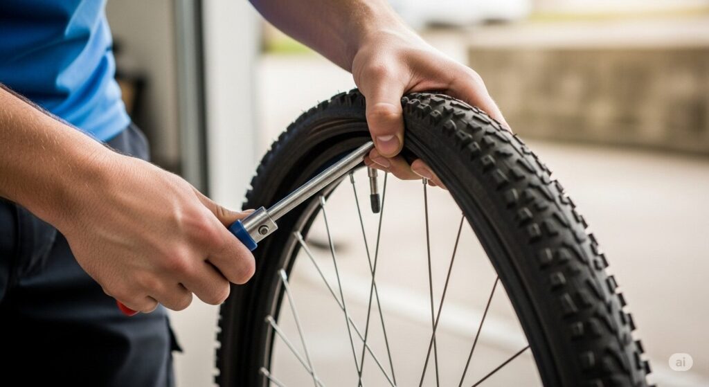 20インチの自転車のタイヤ交換の値段は?
