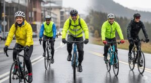自転車で傘をスマートに持ち運ぶ！ホルダーなしの快適アイデア