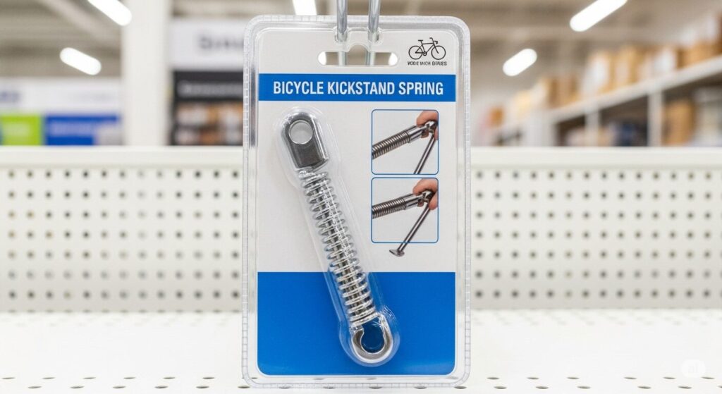自転車スタンドのバネは100均で直せる?代用品と交換方法