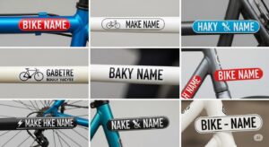自転車の名前シール、100均で賢く準備！