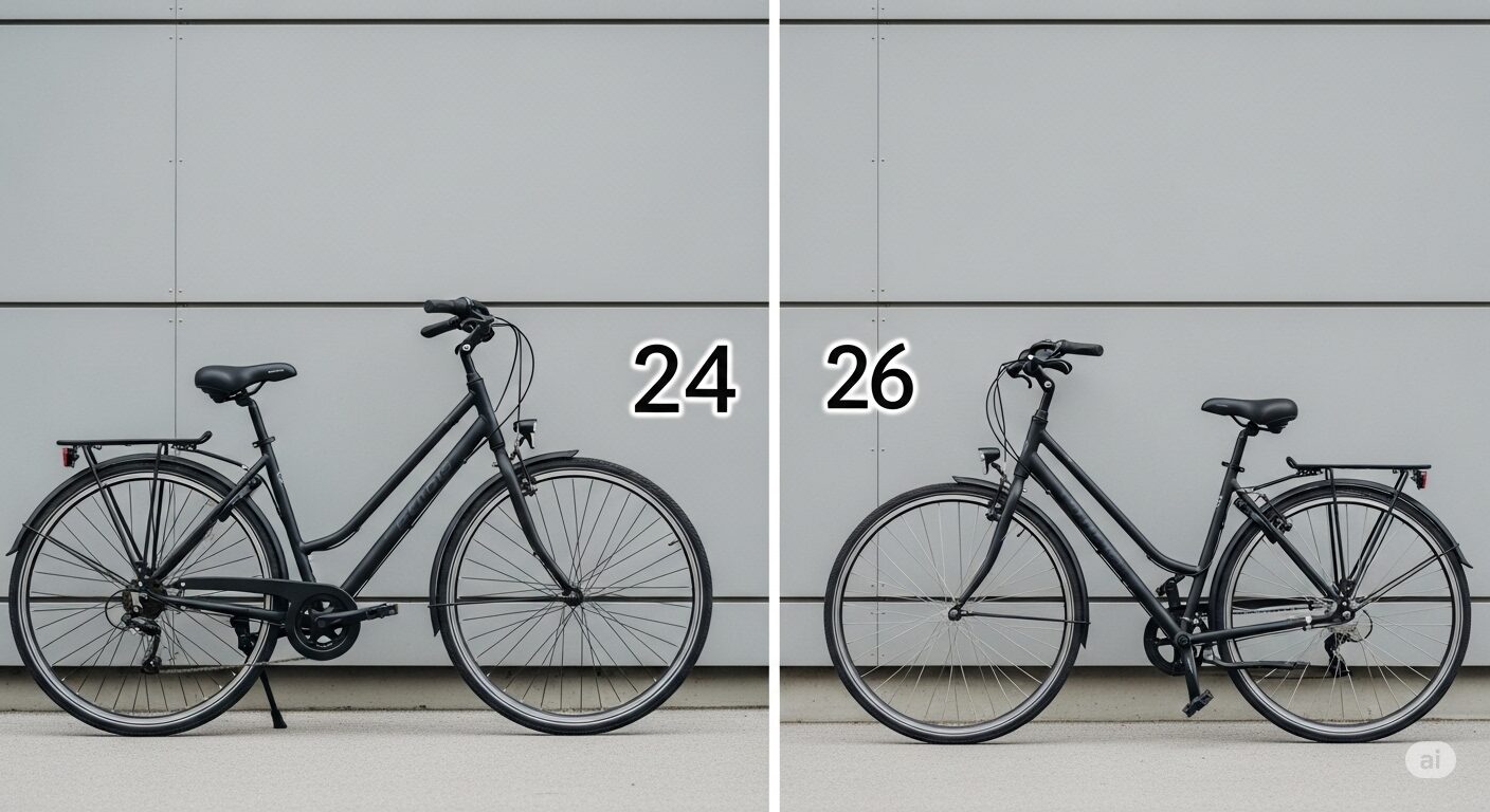 自転車の24インチと26インチの違いは？身長や用途での選び方