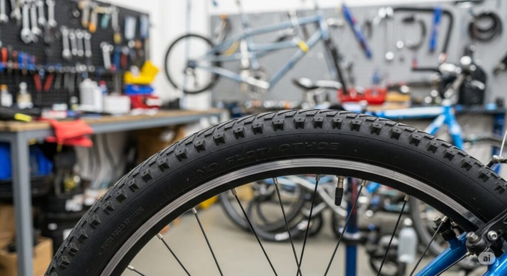自転車のタイヤをパンクしないタイヤに交換するデメリットとは?