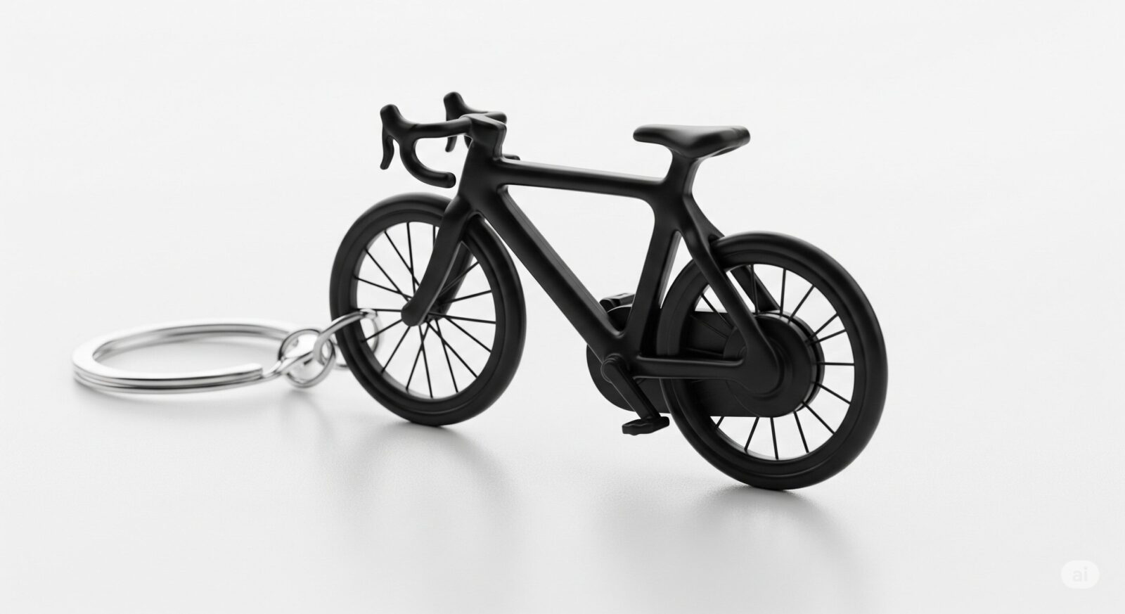 自転車のキーホルダー、巻き込まない最適な長さは？