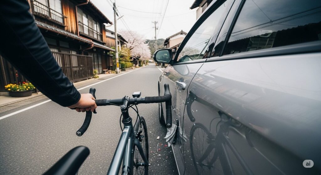 止まってる車に自転車でぶつけた!修理代の相場と全対処法