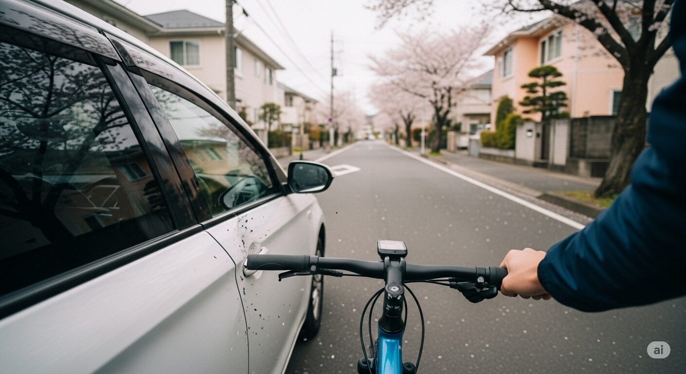 止まってる車に自転車でぶつけた！修理代の相場と全対処法