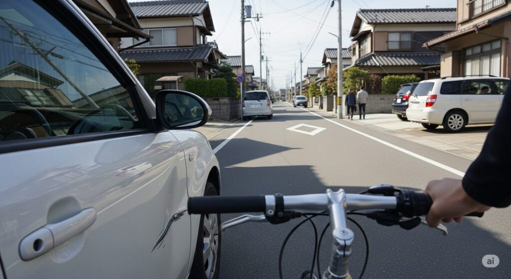 止まってる車に自転車でぶつけた!修理代の相場と全対処法