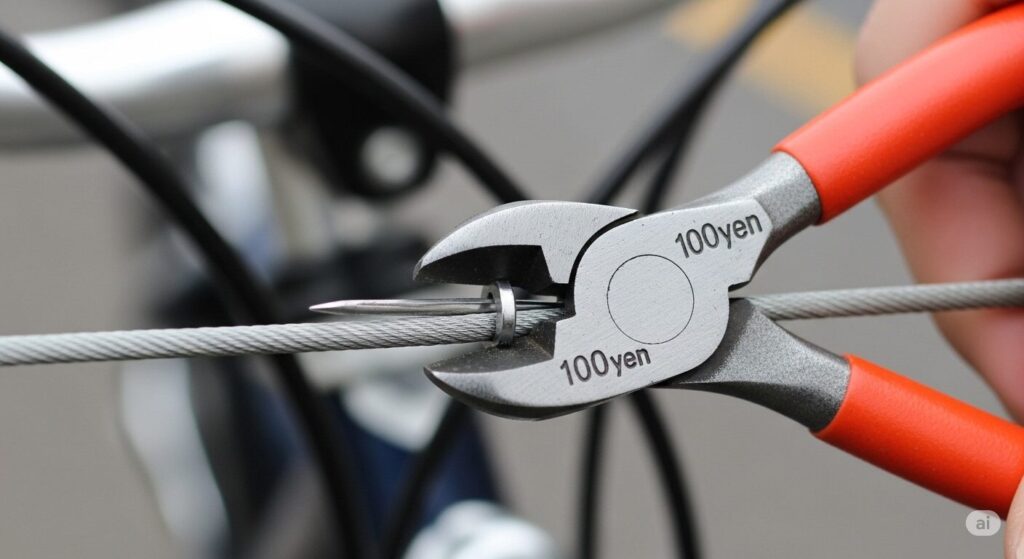 【100均】ワイヤーカッターは自転車のケーブル切断に使える?