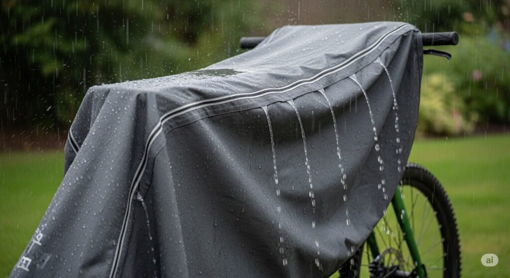 自転車カバーに雨がたまる!今すぐできる対策9選