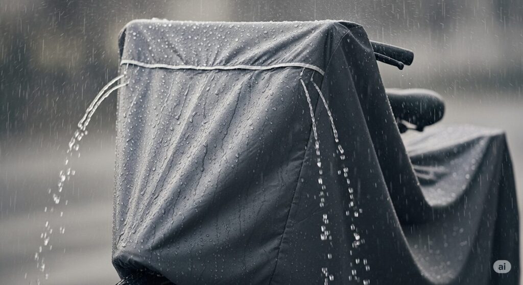 自転車カバーに雨がたまる!今すぐできる対策9選