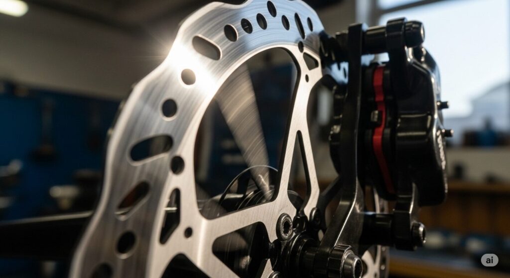 自転車のディスクブレーキのキーキー音！鳴き止め剤の効果と対策
